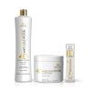 Kit Entretien White Gold Protein MYA COSMETIC : shampoing, masque et parfum capillaire