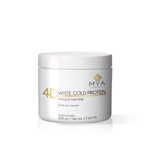 Masque White Gold Protein MYA COSMETIC, pot professionnel 500 g