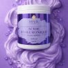 Texture crème lilas du masque capillaire BTX à l'acide hyaluronique MYA COSMETIC