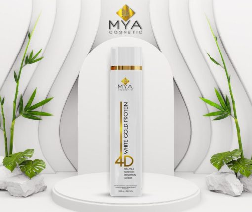Lissage brésilien White Gold Protein 4D MYA COSMETIC, flacon 1000 ml